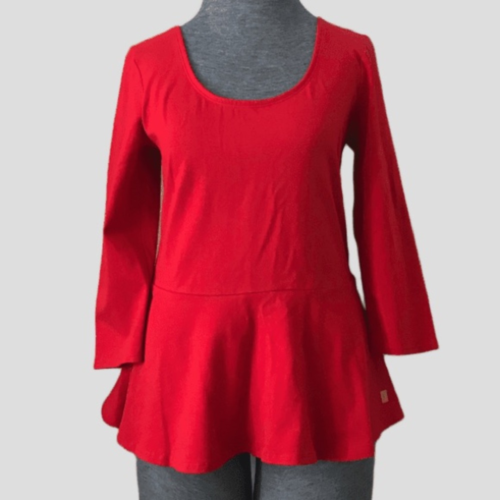 Express Red Knit Top Sz L